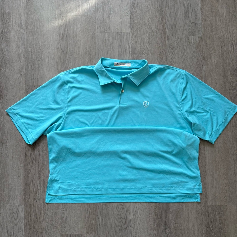 Peter Millar Aqua Polo Shirt